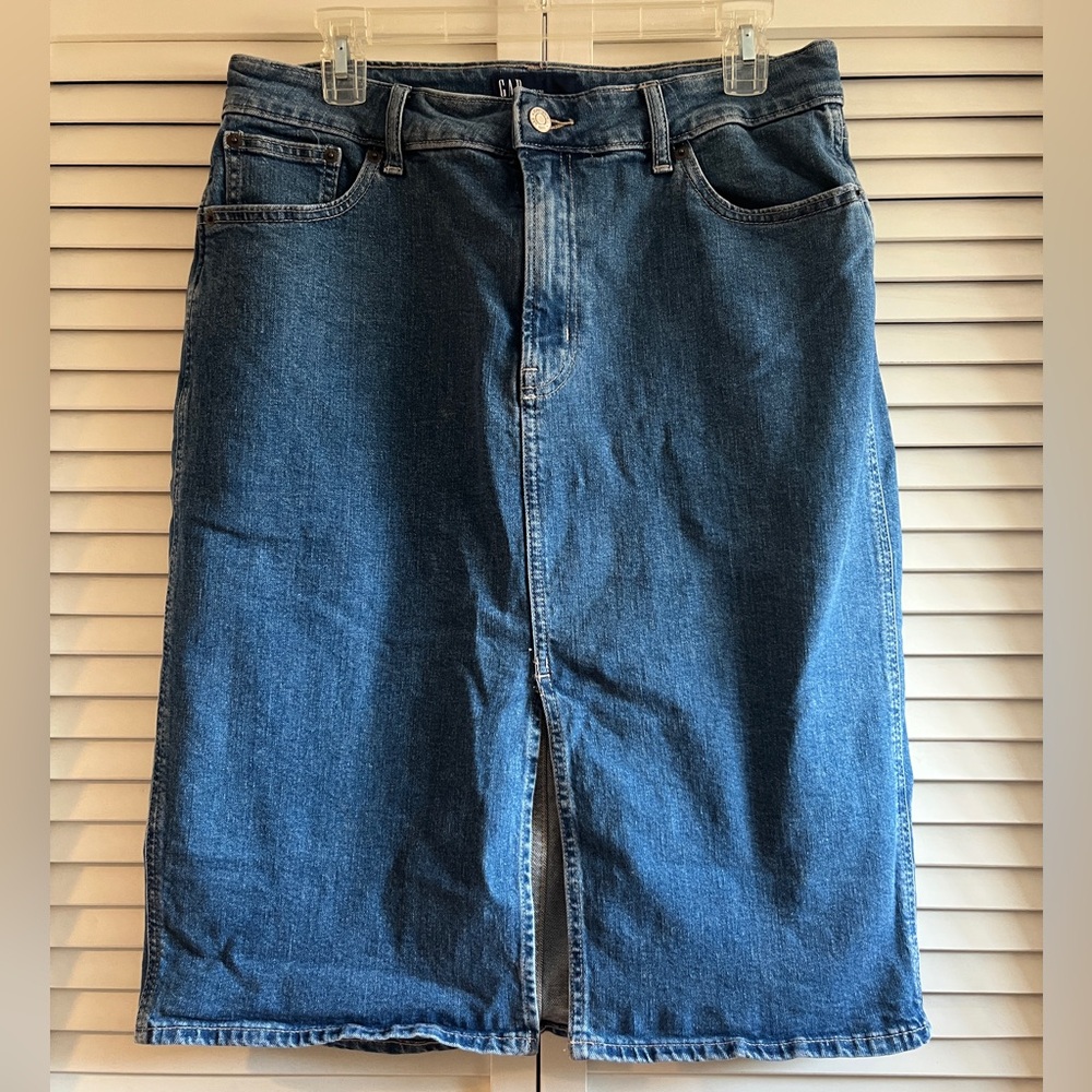 GAP Classic Blue Denim Jean Skirt